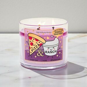 NEW LIMITED Pizza & Ranch 3-Wick Candle 14.5oz Bath & Body Works SUPER RARE-HTF
